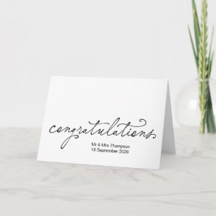 Hochzeitsglückwünsche Braut Bräutigam Hochzeitstag Karte