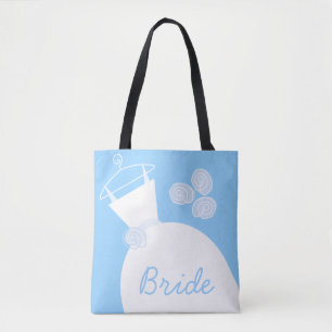 Hochzeitsgown Blue Bridge auf der ganzen Tasche