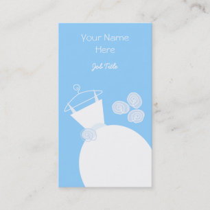 Hochzeitsgown Blue Visitenkarte