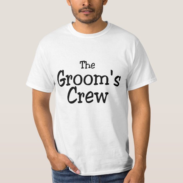Hochzeitsgrooms-Crew T-Shirt (Vorderseite)