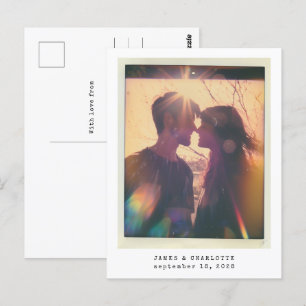 Hochzeitsguestbook Postcard Fotovorlage Postkarte