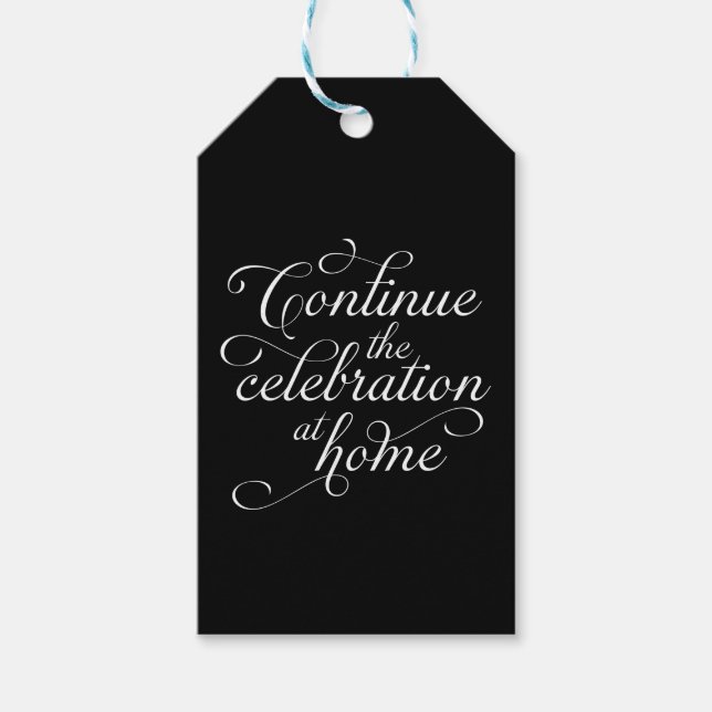Hochzeitsgunst-Geschenk-Anhänger Geschenkanhänger (Vorderseite)