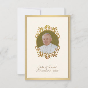 Hochzeitsgunst-St. John Paul II Heilige Karten