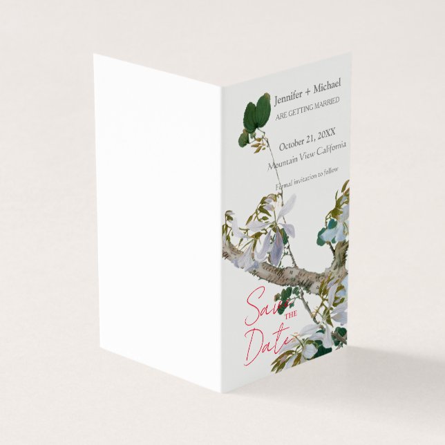 Hochzeitsheirat Minimalistische Kalligrafie (Vorderseite)