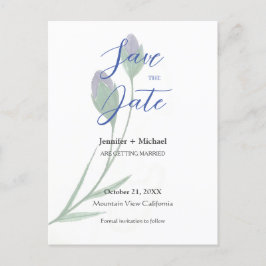 Hochzeitsheirat Minimalistische Kalligrafie Postkarte