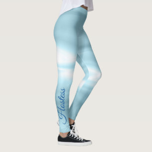 Hochzeitsherberge Schönes Blau Leggings