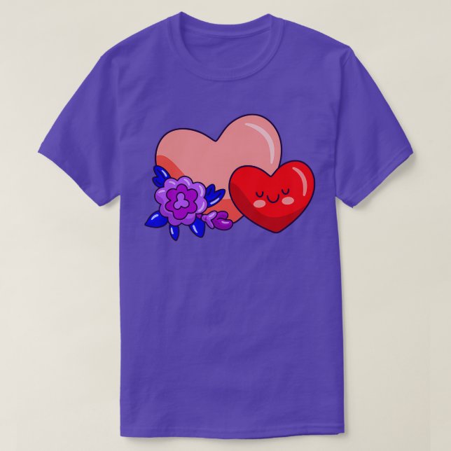 Hochzeitsherz T-Shirt (Design vorne)