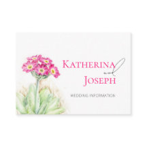 Hochzeitsinfo mit QR-Code