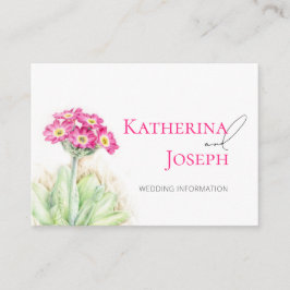 Hochzeitsinfo mit QR-Code Begleitkarte