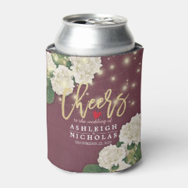 Hochzeitsjubeln zur Liebe Chic Hydrangea String Li Dosenkühler