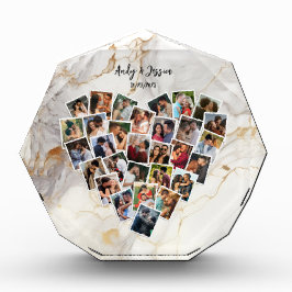 Hochzeitsjubiläum Herz Foto Collage 
