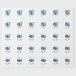 Hochzeitsjubiläum Namensjahrstext hinzufügen Geschenkpapier