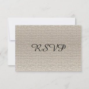 Hochzeitsjubiläums-RSVP-Karten, Silber RSVP Karte
