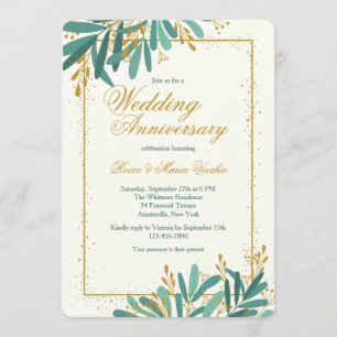 Hochzeitsjubiläumsfeier Einladung