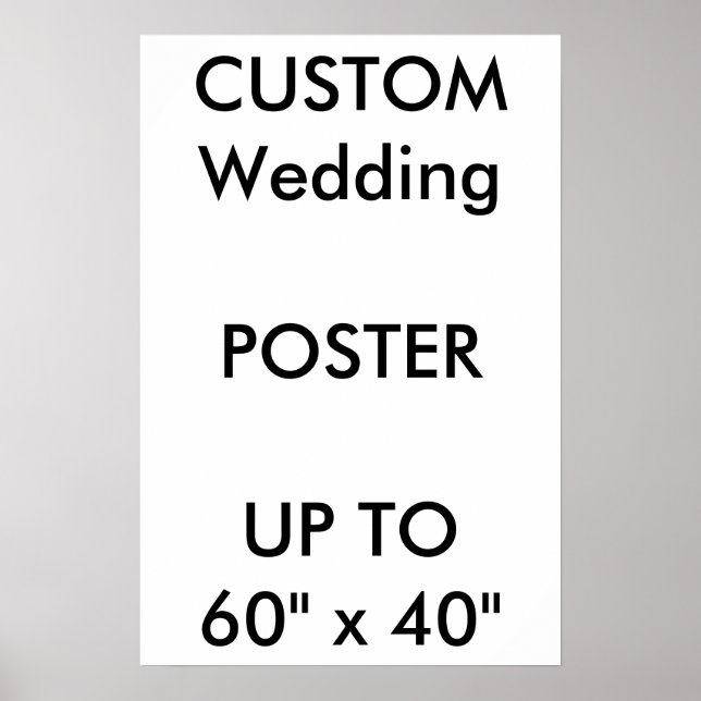 Hochzeitskamera 16" x 24" Poster GLOSSY Portrait (Vorne)
