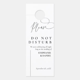 Hochzeitskanzel Personalisiert Türanhänger