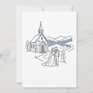 Hochzeitskapelle am Bergsee Einladung
