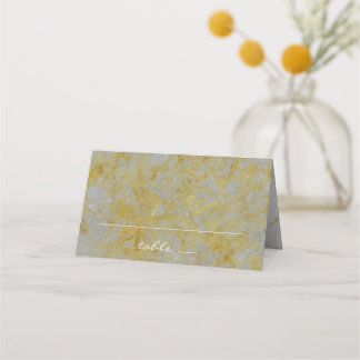 Hochzeitskappenkarte Silber Lining Platzkarte
