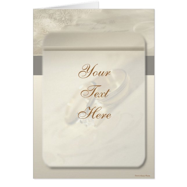 Hochzeitskarte (Vorne)