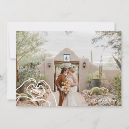 Hochzeitskarte 5 Fotos Grußkarte Feiertagskarte