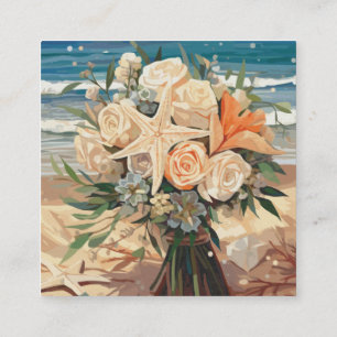 Hochzeitskarte am Meer Begleitkarte