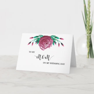 Hochzeitskarte an meine Mutter Karte