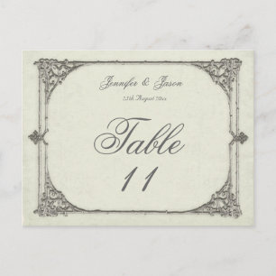 Hochzeitskarte Antiker/Vintager Rahmen Postkarte