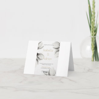 Hochzeitskarte Dankeskarte