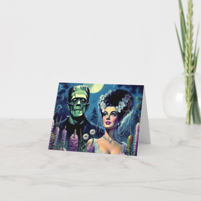 Hochzeitskarte Dankeskarte (Vorderseite)