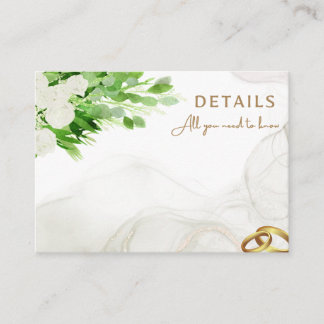 Hochzeitskarte Details Platzkarte