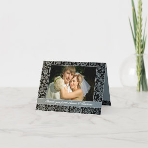 Hochzeitskarte Foto danke