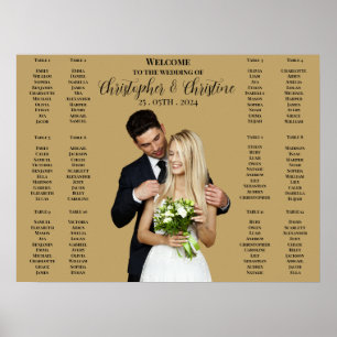 Hochzeitskarte Foto Poster