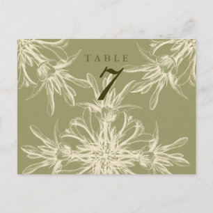 Hochzeitskarte für antikes Olivenöl Postkarte