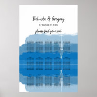 Hochzeitskarte für das blaue Wasser des Strandes