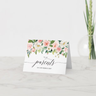 Hochzeitskarte für Eltern, Beibehalten, Hinweis Karte