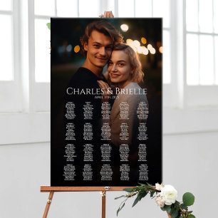 Hochzeitskarte für Fotos Poster