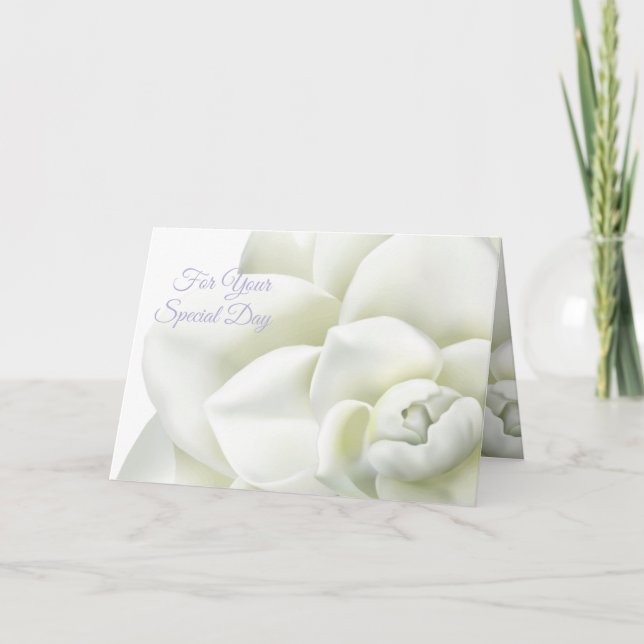 Hochzeitskarte für Ihre Tagsegnung Karte (Vorderseite)