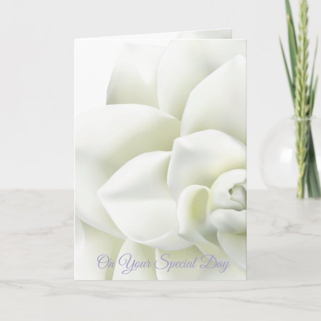 Hochzeitskarte für Ihren Sondertagssegment Karte (Vorderseite)