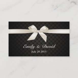 Hochzeitskarte für Luxury Elfenbein Begleitkarte