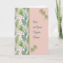 Hochzeitskarte für Onkel und neue Braut Karte