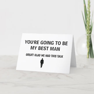 Hochzeitskarte für phantastischen Trauzeuge Dankeskarte