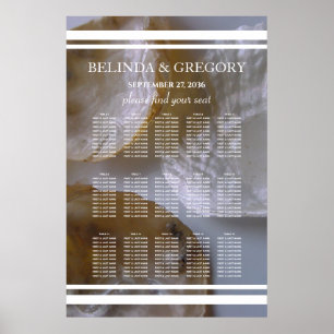 Hochzeitskarte für Strandklassen Poster