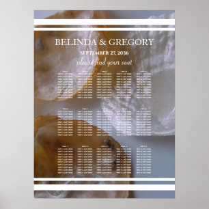 Hochzeitskarte für Strandklassen Poster