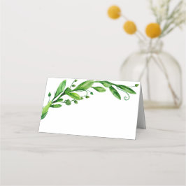 Hochzeitskarte im Grünen Botanischer Garten Platzkarte