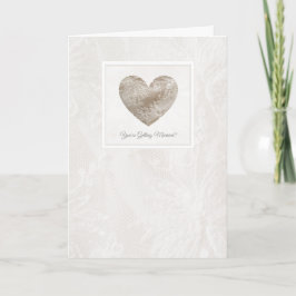 Hochzeitskarte im Spitzenstil Karte