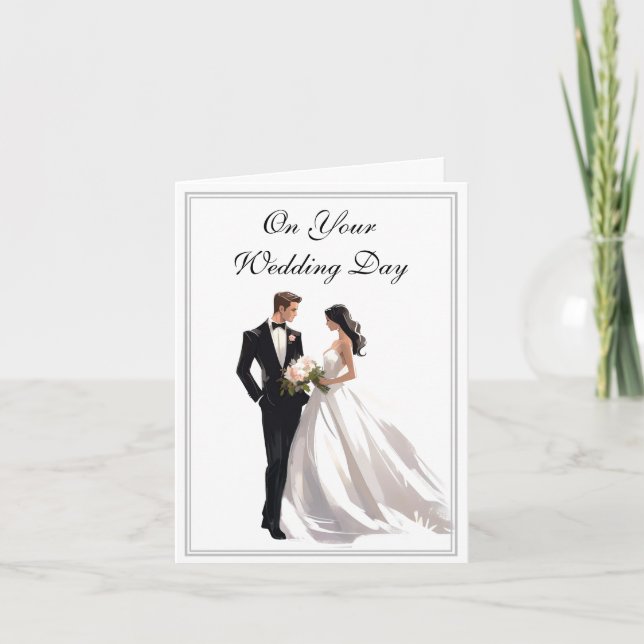 Hochzeitskarte Karte (Vorderseite)