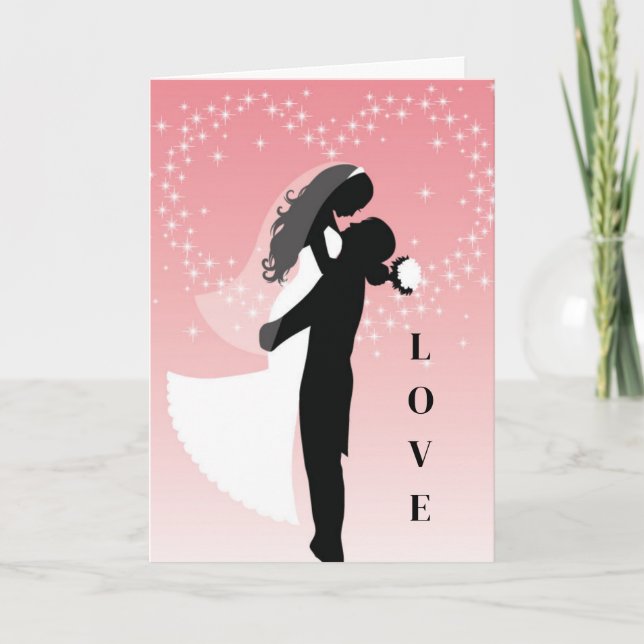 Hochzeitskarte Karte (Vorderseite)