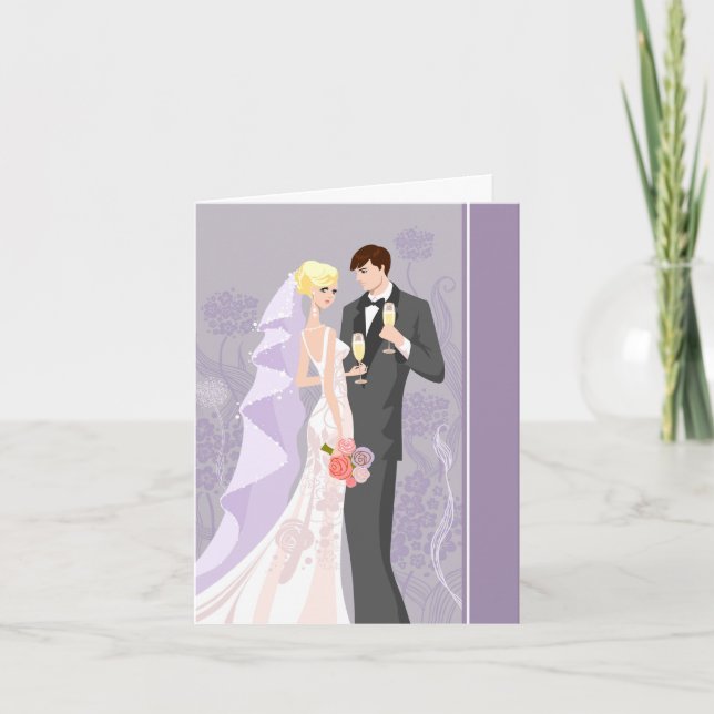 Hochzeitskarte Karte (Vorderseite)