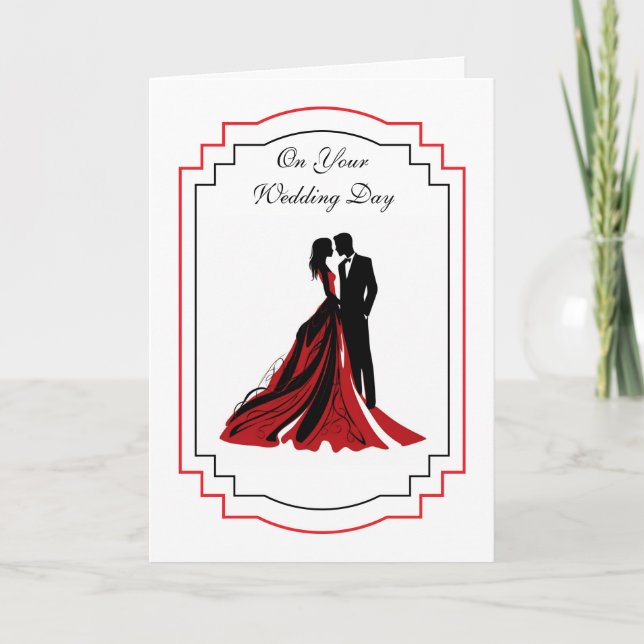 Hochzeitskarte Karte (Vorderseite)