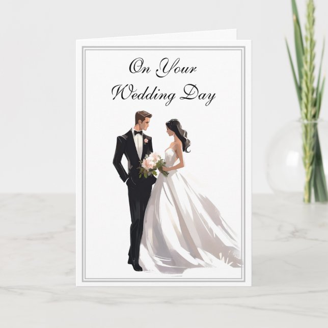 Hochzeitskarte Karte (Vorderseite)